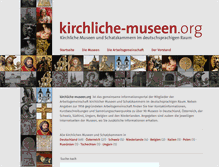 Tablet Screenshot of kirchliche-museen.org
